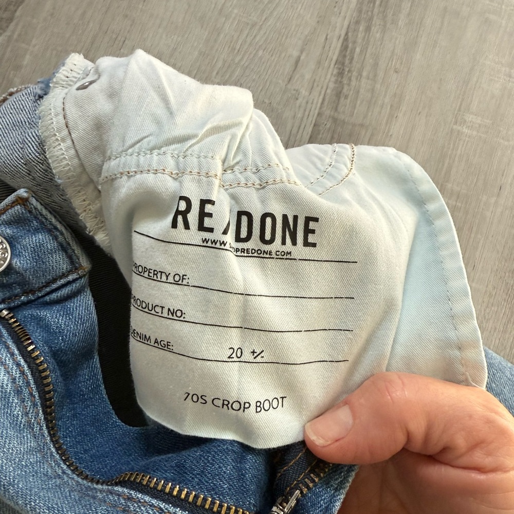 Re/Done  70s Crop  Jeans - Picture 3 of 6